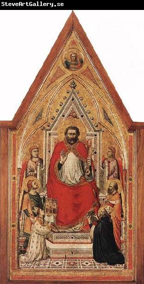 GIOTTO di Bondone The Stefaneschi Triptych: St Peter Enthroned